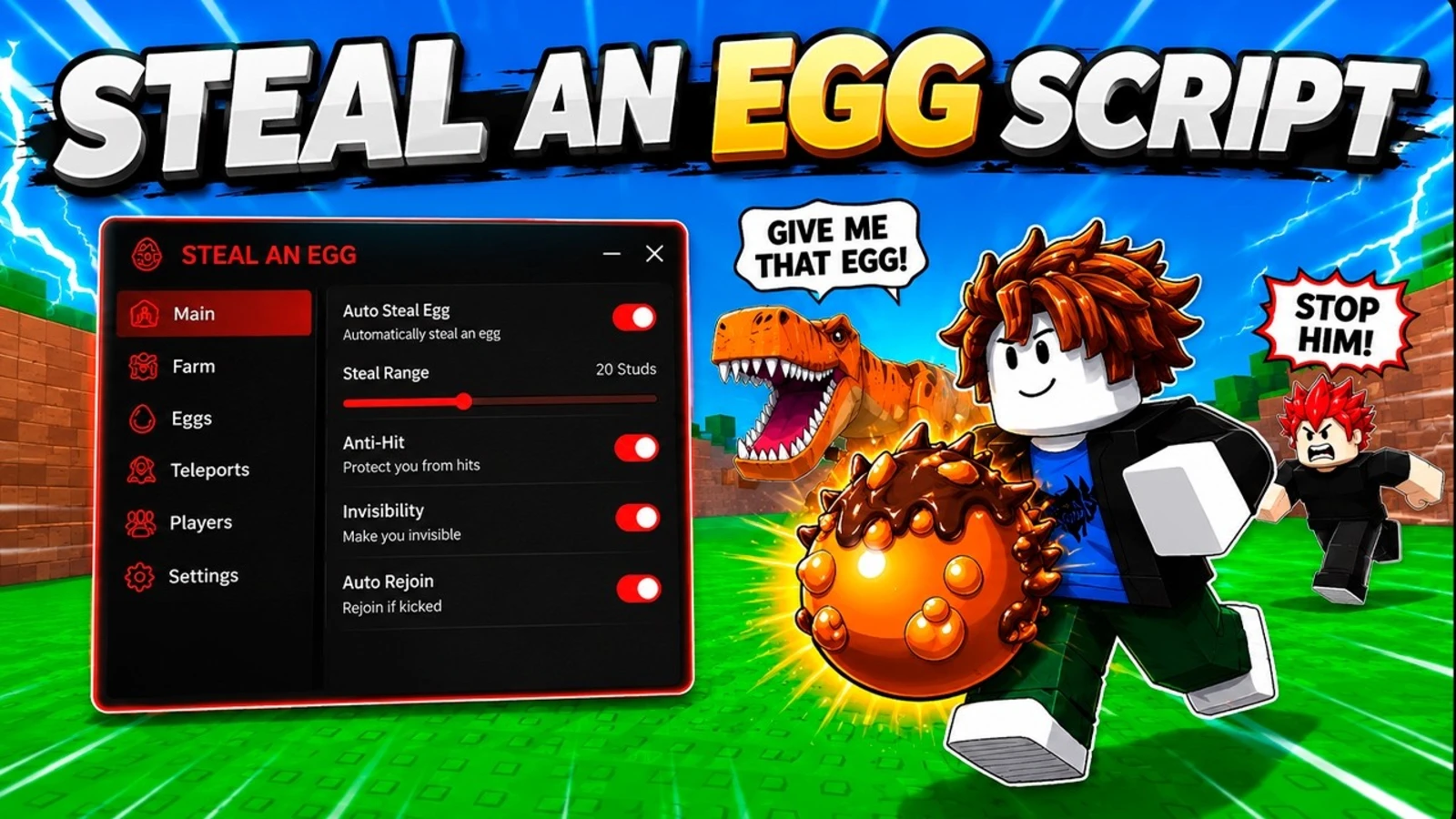 Скрипт на Steal an Egg